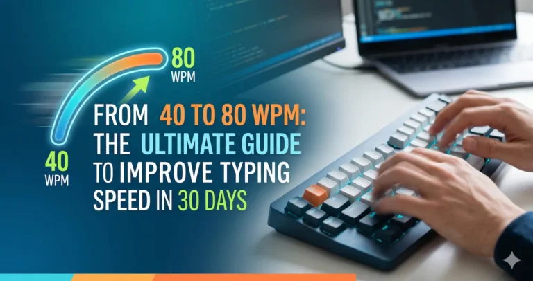 From 40 to 80 WPM: The Ultimate Guide to Improve Typing Speed in 30 Days