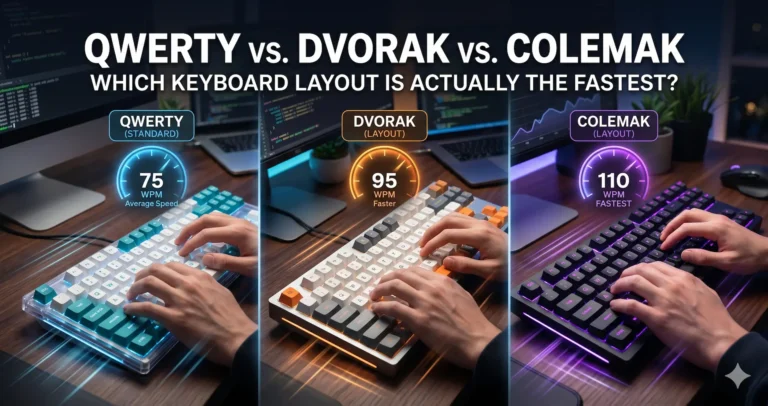 QWERTY, Dvorak, or Colemak: Which is Actually the Fastest Keyboard Layout?